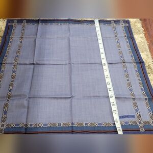 Celine paris blue handkerchief bandana scarf vintage